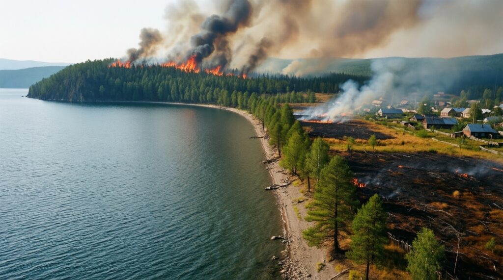 Экология Байкальского региона: пожары, мусор, качество воздуха и воды - факты и решения - иллюстрация